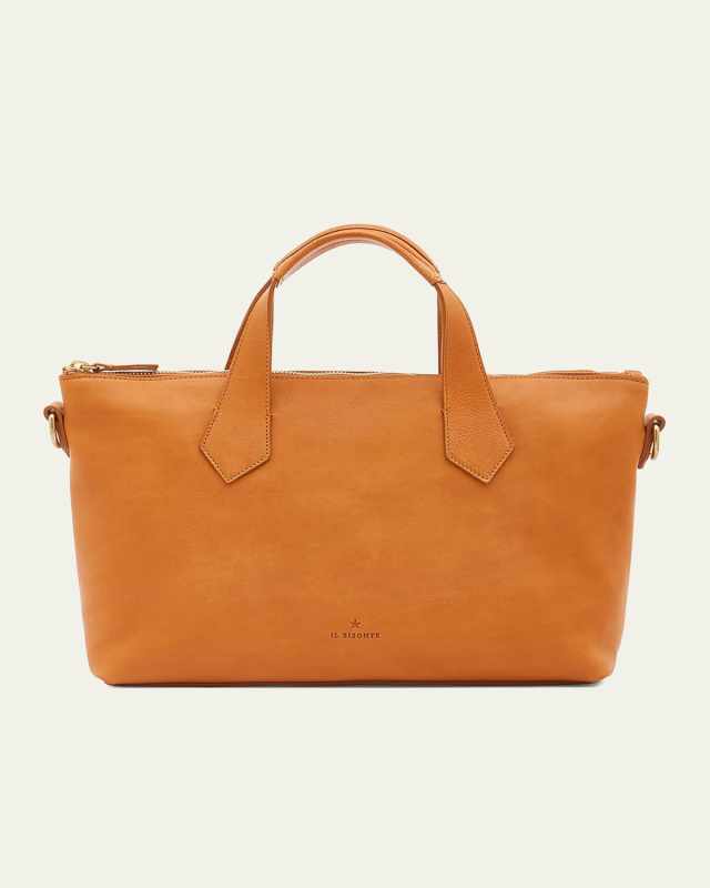 Le Laudi Leather Top-Handle Bag